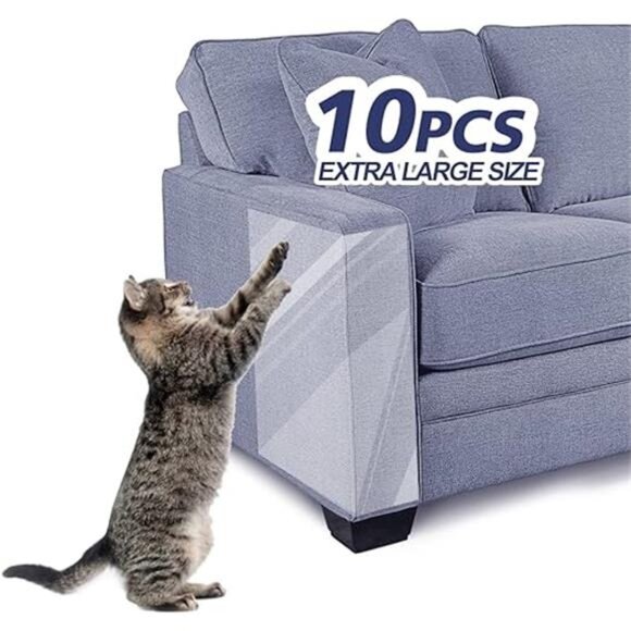 10 Pcs Extra Large Furniture Protectors from Cats, 5pcs 17" x12” & 5pcs 17"x10" - Picture 8 of 8
